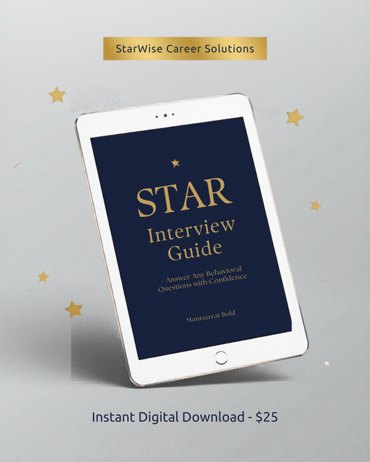 STARR Interview Workbook + AI Practice Coach — The Complete Interview Preparation System